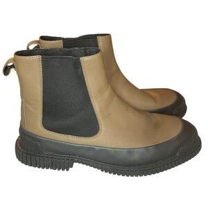 Camper Pix Ankle Boots Black/Tan Size EU 46 US 13